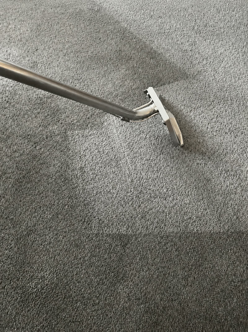 High-pressure carpet rinse and extraction in Birmingham