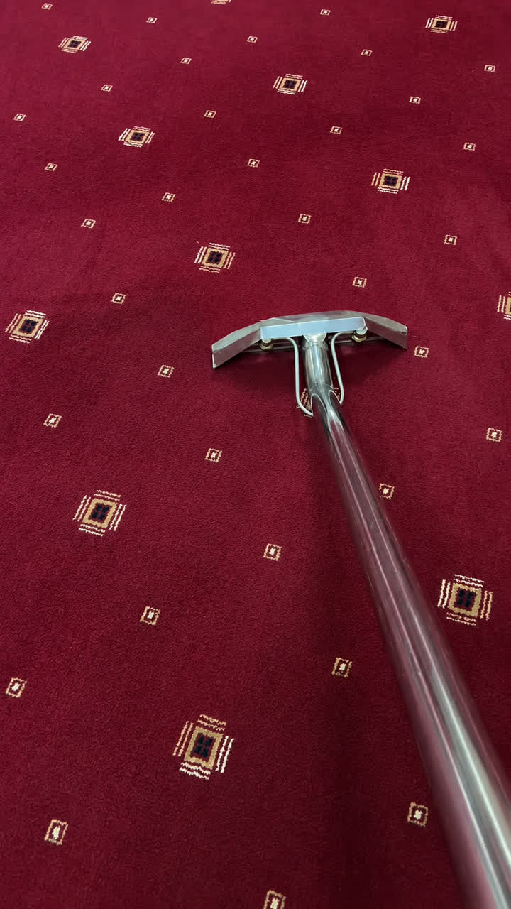 Deep dust extraction from carpet pile